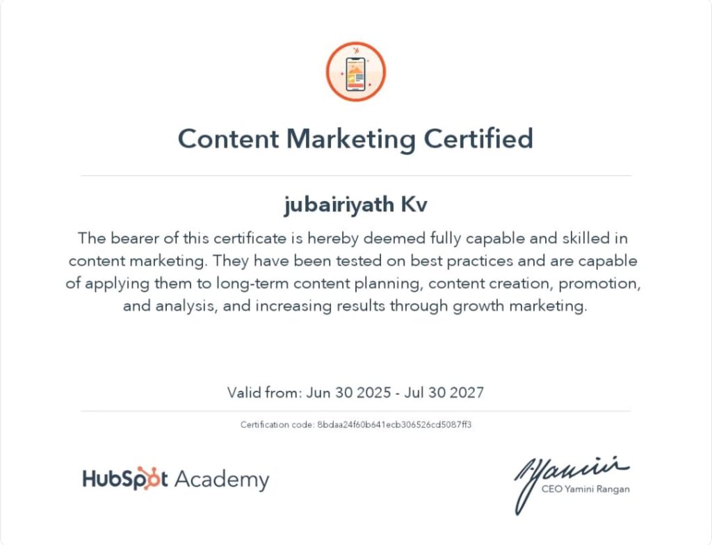 Digital Marketing Strategist in Kannur